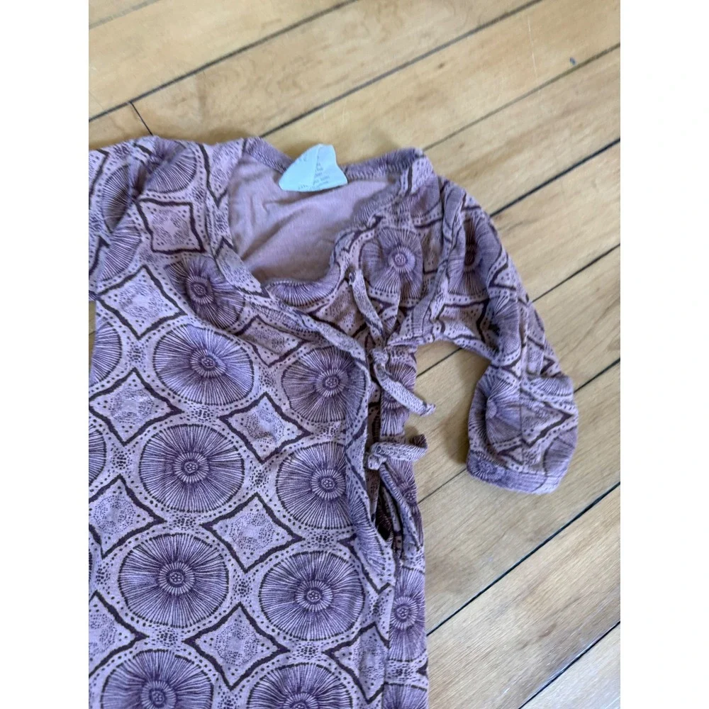 The Woods by Kate Quinn Beechwood modal infant nightgown knotted gown
